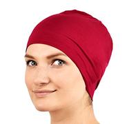 Jasmine Silk Unisex Silk Sleep Cap - Suitable for Chemo & Hair Loss - Cardani Chemo Cancer Hat Red