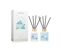 Jasmine White Tea Green Tea Reed Diffusers with 16 Black Fiber Sticks,200mlScent Diffuser for Home Shelf Decor,Last Up 60 Days