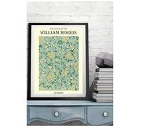 Jasmine - William Morris A4 Wall Art Print Vintage Floral Design Poster Arts And Crafts Style Home Office Decoration