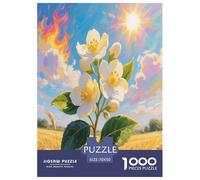 Jasmine1000Piece JigsawPuzzle ForAdult Colourful Brainteasing Age12+byth Challenging The Impossible Difficult Game Brainteasing Adults Jigsaw Puzzle 70x50cm/1000pcs