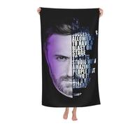 JASMINEE Durable Guetta DJ Music David Microfiber Bath Towels Soft Microfiber Towels Stylish Fade-Resistant Prints Comfortable Skin-Friendly for Daily Vacation, Pool & Beach