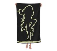 JASMINEE Durable Tull Rock Band Jethro Microfiber Bath Towels Soft Microfiber Towels Stylish Fade-Resistant Prints Comfortable Skin-Friendly for Daily Vacation, Pool & Beach