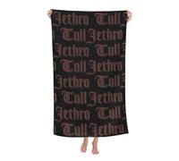 JASMINEE Durable Tull Rock Band Jethro Microfiber Bath Towels Soft Microfiber Towels Stylish Fade-Resistant Prints Comfortable Skin-Friendly for Daily Vacation, Pool & Beach