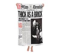 JASMINEE Durable Tull Rock Band Jethro Microfiber Bath Towels Soft Microfiber Towels Stylish Fade-Resistant Prints Comfortable Skin-Friendly for Daily Vacation, Pool & Beach