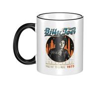 JASMINEE Stylish Billy Singer Pianist Joel Ceramic Mug Rim-Colored Coffee Cup Stable Fashionable, Scratch-Resistant Non-Slip Base for Coffee, Tea, Restaurant and Party Mug