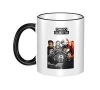 JASMINEE Stylish Guetta DJ Music David Ceramic Mug Rim-Colored Coffee Cup Stable Fashionable, Scratch-Resistant Non-Slip Base for Coffee, Tea, Restaurant and Party Mug