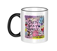 JASMINEE Stylish Guetta DJ Music David Ceramic Mug Rim-Colored Coffee Cup Stable Fashionable, Scratch-Resistant Non-Slip Base for Coffee, Tea, Restaurant and Party Mug