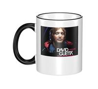 JASMINEE Stylish Guetta DJ Music David Ceramic Mug Rim-Colored Coffee Cup Stable Fashionable, Scratch-Resistant Non-Slip Base for Coffee, Tea, Restaurant and Party Mug