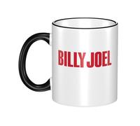 JASMINEE Stylish Joel Singer Pianist Billy Ceramic Mug Rim-Colored Coffee Cup Stable Fashionable, Scratch-Resistant Non-Slip Base for Coffee, Tea, Restaurant and Party Mug