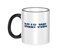 JASMINEE Stylish Joel Singer Pianist Billy Ceramic Mug Rim-Colored Coffee Cup Stable Fashionable, Scratch-Resistant Non-Slip Base for Coffee, Tea, Restaurant and Party Mug