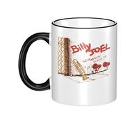 JASMINEE Stylish Joel Singer Pianist Billy Ceramic Mug Rim-Colored Coffee Cup Stable Fashionable, Scratch-Resistant Non-Slip Base for Coffee, Tea, Restaurant and Party Mug