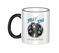 JASMINEE Stylish Joel Singer Pianist Billy Ceramic Mug Rim-Colored Coffee Cup Stable Fashionable, Scratch-Resistant Non-Slip Base for Coffee, Tea, Restaurant and Party Mug