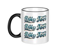 JASMINEE Stylish Joel Singer Pianist Billy Ceramic Mug Rim-Colored Coffee Cup Stable Fashionable, Scratch-Resistant Non-Slip Base for Coffee, Tea, Restaurant and Party Mug