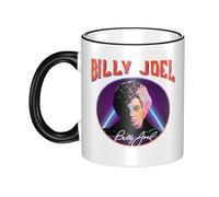 JASMINEE Stylish Joel Singer Pianist Billy Ceramic Mug Rim-Colored Coffee Cup Stable Fashionable, Scratch-Resistant Non-Slip Base for Coffee, Tea, Restaurant and Party Mug