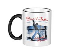 JASMINEE Stylish Joel Singer Pianist Billy Ceramic Mug Rim-Colored Coffee Cup Stable Fashionable, Scratch-Resistant Non-Slip Base for Coffee, Tea, Restaurant and Party Mug