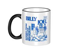 JASMINEE Stylish Joel Singer Pianist Billy Ceramic Mug Rim-Colored Coffee Cup Stable Fashionable, Scratch-Resistant Non-Slip Base for Coffee, Tea, Restaurant and Party Mug