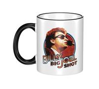 JASMINEE Stylish Joel Singer Pianist Billy Ceramic Mug Rim-Colored Coffee Cup Stable Fashionable, Scratch-Resistant Non-Slip Base for Coffee, Tea, Restaurant and Party Mug