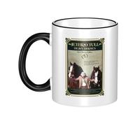 JASMINEE Stylish Tull Rock Band Jethro Ceramic Mug Rim-Colored Coffee Cup Stable Fashionable, Scratch-Resistant Non-Slip Base for Coffee, Tea, Restaurant and Party Mug