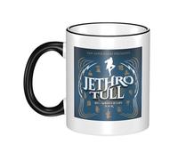 JASMINEE Stylish Tull Rock Band Jethro Ceramic Mug Rim-Colored Coffee Cup Stable Fashionable, Scratch-Resistant Non-Slip Base for Coffee, Tea, Restaurant and Party Mug