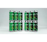 Jasmine's Jamaican Rum Cake Stout | Beer Stout | 4.8% vol | 12 x 440ml Cans | Caribbean Inspired Stout with Rum Spices and Caramelised Sugar | Party Beer Gift Box