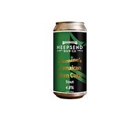 Jasmine's Jamaican Rum Cake Stout | Beer Stout | 4.8% vol | 4 x 440ml Cans | Caribbean Inspired Flavour with Rum | Spices | Craft Beer | Premium Stout Gift