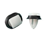 JASMKLX 10pcs Fit For Citroen Relay Boxer Exterior Side Moulding Rub Bumpstrip/Lower Door Trim Clips Auto Fastener Clip 71728806