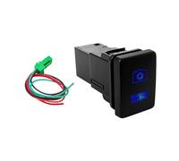 JASMKLX 12V Blue Fog Light Bar Push Switch Fit For Toyota 2015 Fit For Hilux GUN Prado 150 200 RAV4 HiAce Landcruiser ON OFF Button Switch(REVERSE CAMERA)