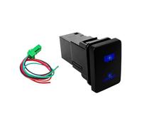 JASMKLX 12V Blue Fog Light Bar Push Switch Fit For Toyota 2015 Fit For Hilux GUN Prado 150 200 RAV4 HiAce Landcruiser ON OFF Button Switch(LED LIGHT BAR)