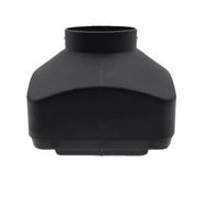 JASMKLX 60mm Air Outlet Vent Cover 100cm Heater Duct Ducting Pipe Black For Air Diesel Parking Heater For Webasto Eberspacher(60mm Cover)