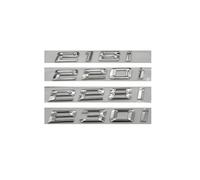 JASMKLX Chrome Silver ABS Number Letters Word Car Trunk Badge Emblem Emblems Fit For BMW 2 Series 216i 218i 220i 228i 230i 250i 270i(218i)