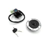 JASMKLX Fit For Kawasaki ZX6R ZX9R ZX7R ZX7RR ZZR400 ZZR600 ZXR400 750 ZX900 Motorcycle Ignition Switch Fuel Gas Cap Cover Seat Lock Key Set(Full Set)