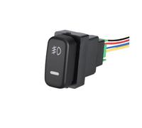 JASMKLX Fog Light Switch Power On Off Push Botton Fit For Mitsubishi Pajero Lancer Paladin Marche With Cable 12V