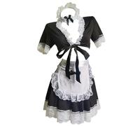JasmyGirls Cosplay Lingeries Maid Role Play Outfits for Women Naughty Halloween French Maid Dress Costume Sissy Kawaii Anime Apron