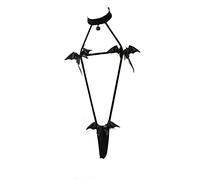 JasmyGirls Women's Sexy Devil Cosplay Lingerie Halloween Anime Micro Bikini Kawaii Bra Panty Japanese Bat Slingshot Gothic Outfit