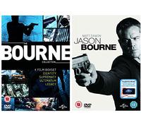 Jason Bourne Movie 1 - 5 Complete DVD Collection = 1. Bourne Identity / 2. Bourne Supremacy / 3. Bourne Ultimatum / 4. Bourne Legacy / 5. Jason Bourne
