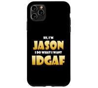 Jason Costume IDGAF Meme Personalized First Name Jason Case for iPhone 11 Pro Max