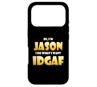 Jason Costume IDGAF Meme Personalized First Name Jason Case for iPhone 17 Pro
