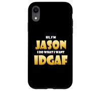 Jason Costume IDGAF Meme Personalized First Name Jason Case for iPhone XR