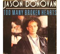 Jason Donovan - Too many broken hearts (1989) / Vinyl single [Vinyl-Single 7'']