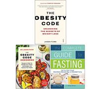 Jason Fung Collection 3 Books Set (The Obesity Code, The Obesity Code Cookbook, The Complete Guide to Fasting)