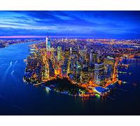 Jason Hawkes New York 60x80cm Canvas Print, Multicoloured, 60 x 80 cm
