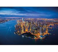 Jason Hawkes New York Maxi Poster, Wood, Multi-Colour, 91.5x61x0.02 cm