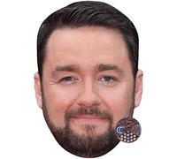 Jason Manford (Beard) Celebrity Mask, Flat Card Face, Fancy Dress Mask
