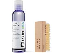 Jason Markk Essential Kit, Shoe Cleaner, Trainers Care, 2-Piece Set, Deep Cleaning Solution & Durables Brush, Ideal for Footwear, Safe for Leather, Suede, Nubuck, Cotton, Knits, 4oz