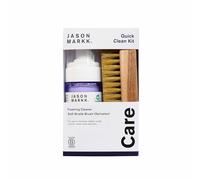 Jason Markk Quick Clean Kit, Shoe Cleaner, Trainers Care, 2-Piece Set, Ready-To-Use Foam & Delicates Brush, Ideal for Footwear, Safe for Leather, Suede, Nubuck, Cotton, Knits, 4oz