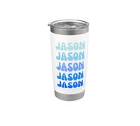 Jason Name Minimalist Design Stainless Steel Insulated Tumbler