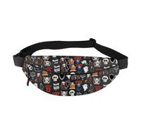 Jason Series Killer Belt Bag Horror Movies Character Inspired Waist Bag Spooky Season Gift (13 WB)