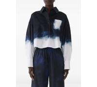 Jason Wu Collection ombré-print shirt - Blue M-L-XL