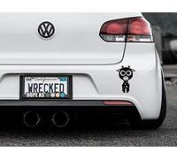 JasonCarlMorgan JCM Adorable Giraffe Bumper Car Sticker Decal, Black