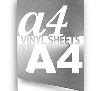 JasonCarlMorgan JCM Graphics A4 Chrome Vinyl 3 Sheets, Silver